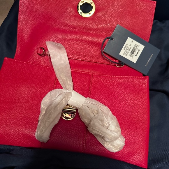 Cole Haan Red Clutch. BNWT - Picture 3 of 3